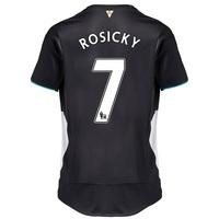 Arsenal Third Shirt 2015/16 - Kids Black with Rosicky 7 printing, Navy