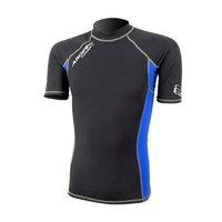 aropec short sleeve compression top blackblue