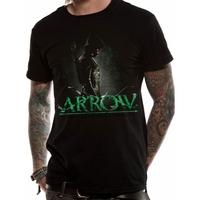 arrow tv logo unisex large t shirt black