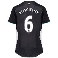 Arsenal Third Shirt 2015/16 - Kids Black with Koscielny 6 printing, Navy