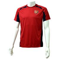 Arsenal Men\'s Crest Panel T-shirt - Red/black, Large