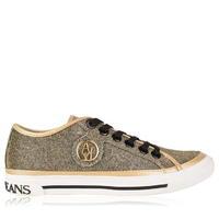 ARMANI JEANS Glitter Low Top Trainers