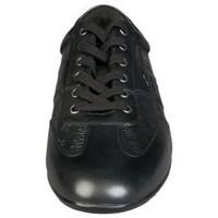 armani jeans logo trainers 0653412 mens shoes trainers in black