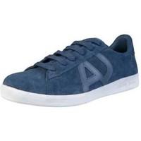 armani jeans trainers 935565 cc501 mens shoes trainers in blue