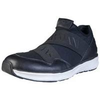 armani jeans trainers 9350607p419 mens shoes trainers in black