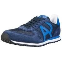 armani jeans trainers 935027 7p420 mens shoes trainers in blue