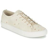 armani jeans asorita mens shoes trainers in beige