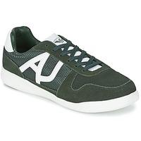 armani jeans sokora mens shoes trainers in green