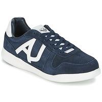 armani jeans sokora mens shoes trainers in blue