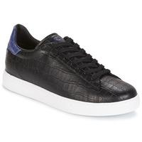 armani jeans golri mens shoes trainers in black