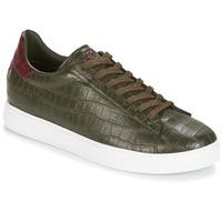 armani jeans golri mens shoes trainers in green