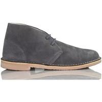 Arantxa ARANCHA pisacacas safari unisex leather boot women\'s Shoes (High-top Trainers) in grey