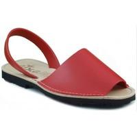 arantxa menorca skin womens mules casual shoes in red