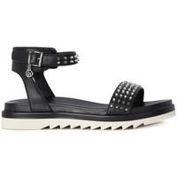 armani jeans armani jeans sandalo black womens sandals in multicolour