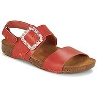 art i breathe womens sandals in red