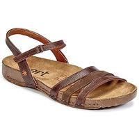 art i breathe womens sandals in brown