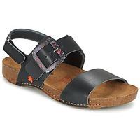 art i breathe womens sandals in black