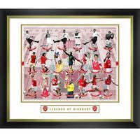 Arsenal F.C. Legends Of Highbury Double Mounted Print