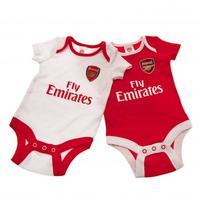 Arsenal F.C. 2 Pack Bodysuit 12/...