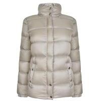 armani jeans short real down coat