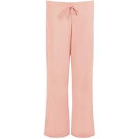 aria flared basic wide leg palazzo pants pink