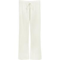 Aria Flared Basic Wide Leg Palazzo Pants - Cream