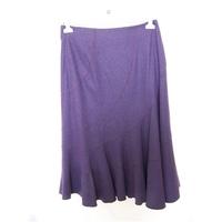 artigiano size 14 purple calf length skirt