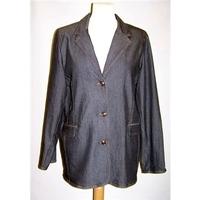 aria size 16 blue casual jacket coat