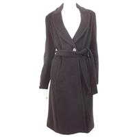 Armani Exchange Size Large Black Luxury Quality Wool Blend Coat