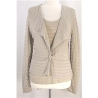 ARMANI Collezioni - Size M (46) - Grey/ Metallic - Jumper & Cardigan