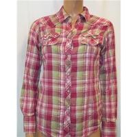 Ariat Small Pink and Green Checked Shirt