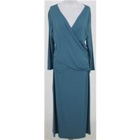 Artigiano, size M teal long sleeved dress