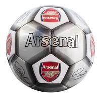 Arsenal F.c. Football Signature Silver (sv) Size 5