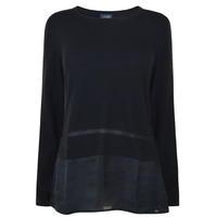 armani jeans layered jumper