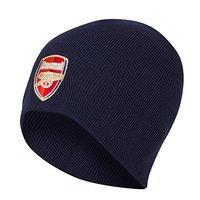 arsenal core beanie knitted hat navy