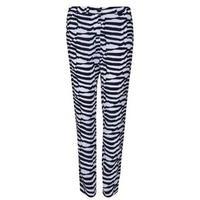 armani jeans zebra print straight trousers