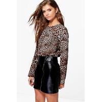 Arlo Woven Leopard Blouse - multi