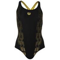 arena hollow one piece swimsuit ladies