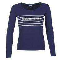 Armani jeans LAMORET women\'s Long Sleeve T-shirt in blue