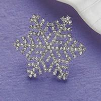 Art Deco Snowflake Brooch