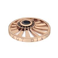 Art Deco Dawn Rose Gold Plated Coin - 25 mm