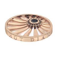 Art Deco Dawn Rose Gold Plated Coin - 33 mm
