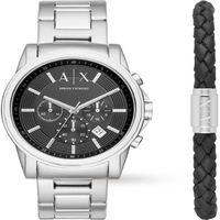 Armani Exchange Mens Silver Watch