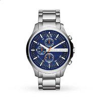 armani exchange mens chronograph stainless steel bracelet watch