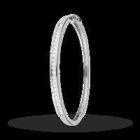 Argent Silver and Cubic Zirconia Bangle