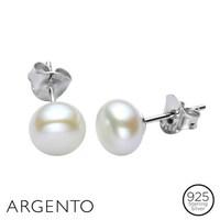 Argento Pearl Stud Earrings