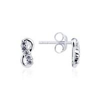 Argento Encrusted Infinite Romance Earrings