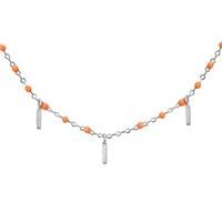 Argento Silver & Orange Chain