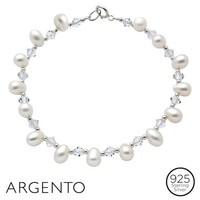 Argento Pearl Crystal Bracelet