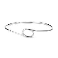 Argento Oval Simple Bangle
